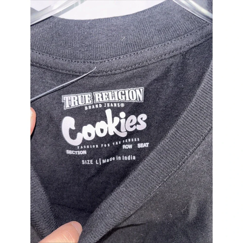 True Religion X Cookies Collab Tee  Large NWT